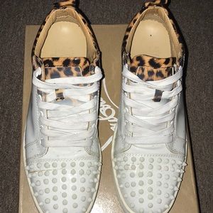 Louis junior spikes Men’s flat Latte-Leopard